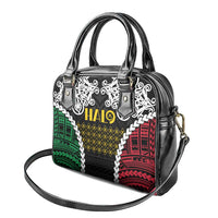 Halo Vanuatu Pride Shoulder Handbag Vanuatuan Sand Drawing Pattern