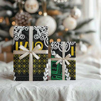 Halo Vanuatu Pride Wrapping Paper Vanuatuan Sand Drawing Pattern - Polynesian Pride