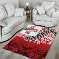 Malo e lelei Tonga Area Rug Ngatu Tokelau Feletoa Fata Traditional Polynesian Pattern