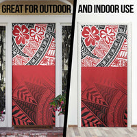 Malo e lelei Tonga Door Cover Ngatu Tokelau Feletoa Fata Traditional Polynesian Pattern - Polynesian Pride