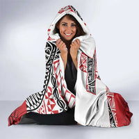 Malo e lelei Tonga Hooded Blanket Ngatu Tokelau Feletoa Fata Traditional Polynesian Pattern