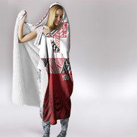 Malo e lelei Tonga Hooded Blanket Ngatu Tokelau Feletoa Fata Traditional Polynesian Pattern