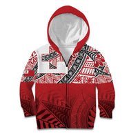 Malo e lelei Tonga Kid Hoodie Ngatu Tokelau Feletoa Fata Traditional Polynesian Pattern