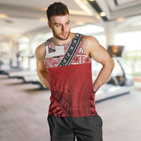 Malo e lelei Tonga Men Tank Top Ngatu Tokelau Feletoa Fata Traditional Polynesian Pattern