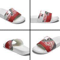 Malo e lelei Tonga Slide Sandals Ngatu Tokelau Feletoa Fata Traditional Polynesian Pattern - Polynesian Pride