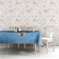 Custom Rugby Southern Hemisphere Tablecloth Argentina AUNZ South Africa Mascot Blue - Polynesian Pride