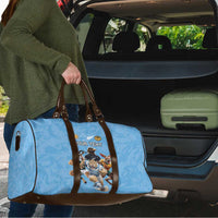 Custom Rugby Southern Hemisphere Travel Bag Argentina AUNZ South Africa Mascot Blue - Polynesian Pride