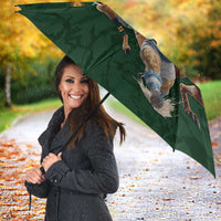 Custom Rugby Southern Hemisphere Umbrella Argentina AUNZ South Africa Mascot Green - Polynesian Pride