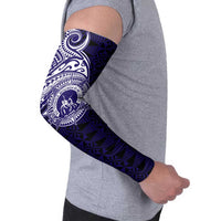 Tonga Queen Salote College 100th Years Arm Sleeves Est 1926 Tongan Ngatu Tapa - Polynesian Pride