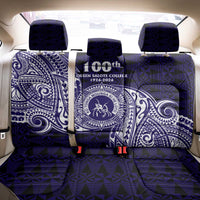 Tonga Queen Salote College 100th Years Back Car Seat Cover Est 1926 Tongan Ngatu Tapa - Polynesian Pride