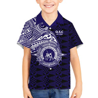 Tonga Queen Salote College 100th Years Family Matching Puletasi and Hawaiian Shirt Est 1926 Tongan Ngatu Tapa - Polynesian Pride