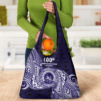 Tonga Queen Salote College 100th Years Grocery Bag Est 1926 Tongan Ngatu Tapa - Polynesian Pride