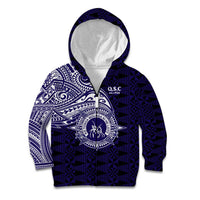 Tonga Queen Salote College 100th Years Kid Hoodie Est 1926 Tongan Ngatu Tapa - Polynesian Pride