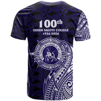 Tonga Queen Salote College 100th Years T Shirt Est 1926 Tongan Ngatu Tapa - Polynesian Pride