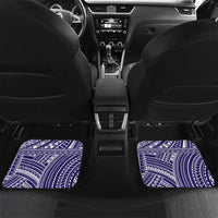 Tonga Queen Salote College 100th Years Car Mats Blue Tonga Kupesi Uniquely Pacific Art - Polynesian Pride