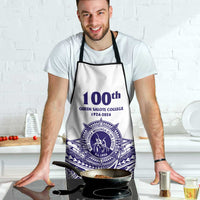 Tonga Queen Salote College 100th Years Apron White Tonga Kupesi Uniquely Pacific Art - Polynesian Pride