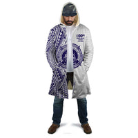 Tonga Queen Salote College 100th Years Cloak White Tonga Kupesi Uniquely Pacific Art - Polynesian Pride