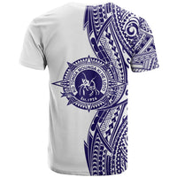 Tonga Queen Salote College 100th Years T Shirt White Tonga Kupesi Uniquely Pacific Art - Polynesian Pride