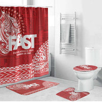 Samoa FAST Bathroom Set Samoan Motif Patterns - Polynesian Pride