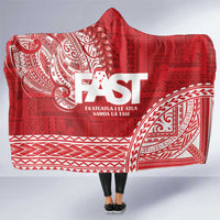 Samoa FAST Hooded Blanket Samoan Motif Patterns - Polynesian Pride