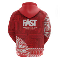 Samoa FAST Hoodie Samoan Motif Patterns - Polynesian Pride