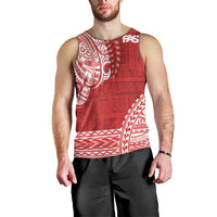 Samoa FAST Men Tank Top Samoan Motif Patterns - Polynesian Pride