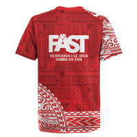 Samoa FAST Rugby Jersey Samoan Motif Patterns - Polynesian Pride