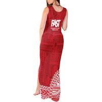 Samoa FAST Tank Maxi Dress Samoan Motif Patterns - Polynesian Pride