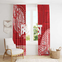 Samoa FAST Window Curtain Samoan Motif Patterns - Polynesian Pride