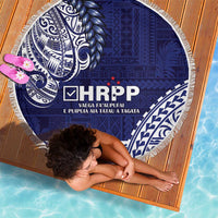 Samoa HRPP Beach Blanket Samoan Motif Patterns - Polynesian Pride