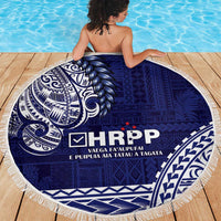 Samoa HRPP Beach Blanket Samoan Motif Patterns - Polynesian Pride