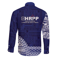 Samoa HRPP Family Matching Puletasi and Hawaiian Shirt Samoan Motif Patterns - Polynesian Pride
