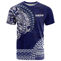 Samoa HRPP T Shirt Samoan Motif Patterns - Polynesian Pride