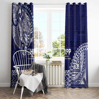 Samoa HRPP Window Curtain Samoan Motif Patterns - Polynesian Pride