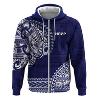 Samoa HRPP Zip Hoodie Samoan Motif Patterns - Polynesian Pride