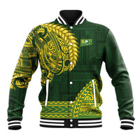 Samoa SUP Baseball Jacket Samoan Motif Patterns - Polynesian Pride