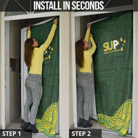 Samoa SUP Door Cover Samoan Motif Patterns - Polynesian Pride