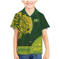 Samoa SUP Family Matching Mermaid Dress and Hawaiian Shirt Samoan Motif Patterns - Polynesian Pride