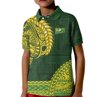 Samoa SUP Kid Polo Shirt Samoan Motif Patterns - Polynesian Pride