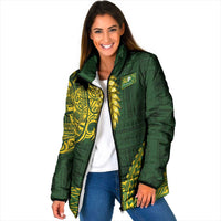 Samoa SUP Padded Jacket Samoan Motif Patterns - Polynesian Pride