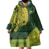 Samoa SUP Wearable Blanket Hoodie Samoan Motif Patterns - Polynesian Pride