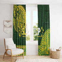 Samoa SUP Window Curtain Samoan Motif Patterns - Polynesian Pride