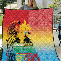 Personalised Torba PNG Day Quilt Oro Tapa Pattern - Polynesian Pride