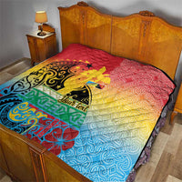 Personalised Torba PNG Day Quilt Oro Tapa Pattern - Polynesian Pride