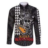 Aloha Spirit Ikaika Warrior Helmet Family Matching Off Shoulder Short Dress and Hawaiian Shirt