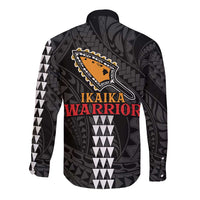 Aloha Spirit Ikaika Warrior Helmet Long Sleeve Button Shirt