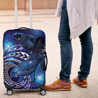 North Island Kokako and South Island Kokako Luggage Cover New Zealand Native Bird with Galaxy Vibe
