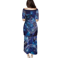 North Island Kokako and South Island Kokako Puletasi New Zealand Native Bird with Galaxy Vibe LT9 - Polynesian Pride