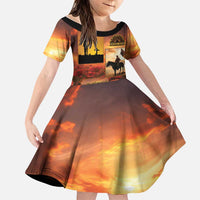 ANZAC Day Film Reel Lest We Forget Family Matching Mermaid Dress and Hawaiian Shirt Australia NZ Memorial