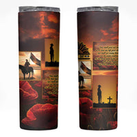 ANZAC Day Film Reel Lest We Forget Skinny Tumbler Australia NZ Memorial